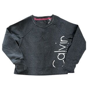 Calvin Klein Women's Gray Sweatshirt Size S